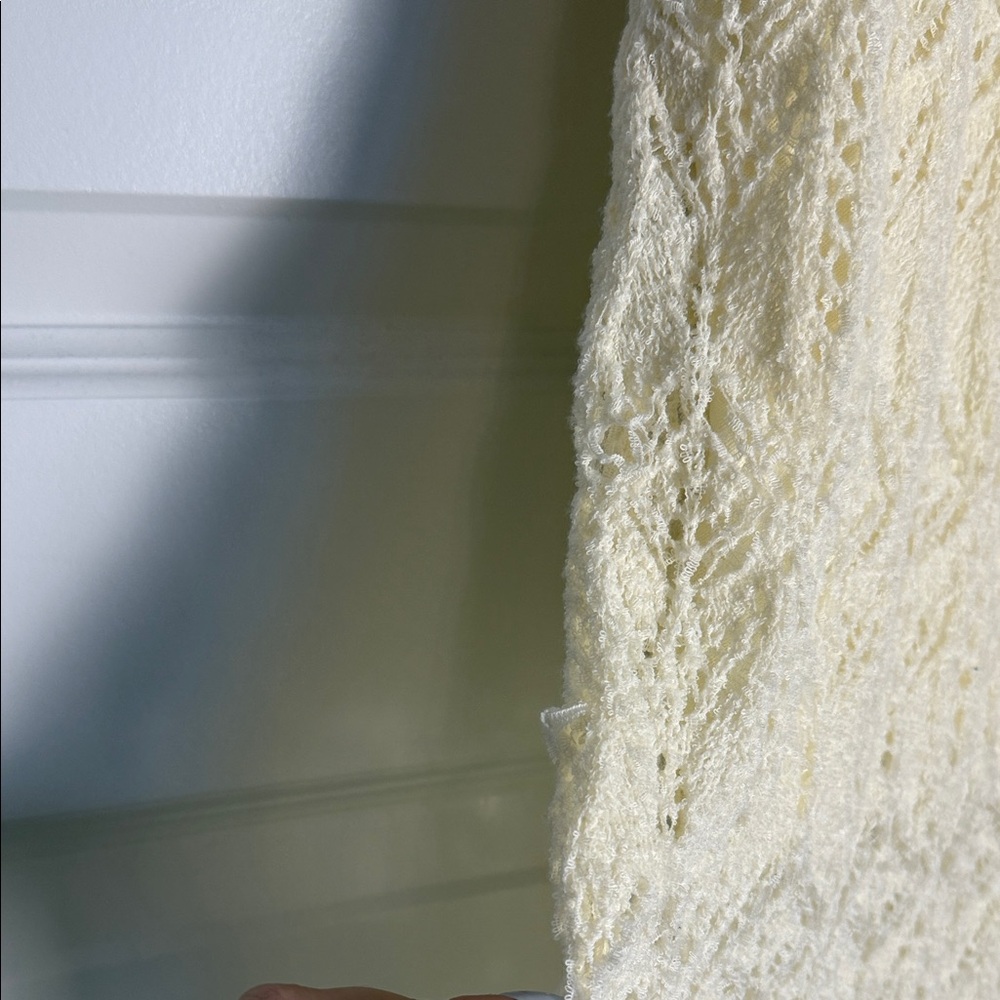NWT A new day Cream Lace Pencil Skirt - Picture 9 of 9